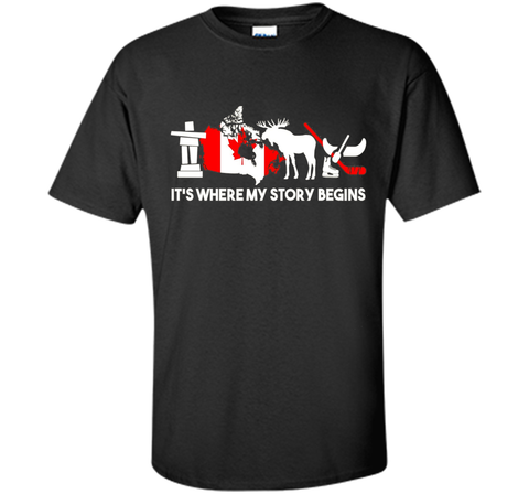 Canada T shirt,  Canada Where My Story Begins Shirt