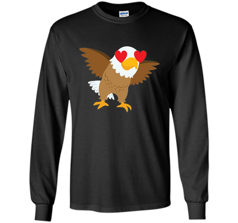 Eagle Emoji Heart Eye Shirt T-Shirt Tee