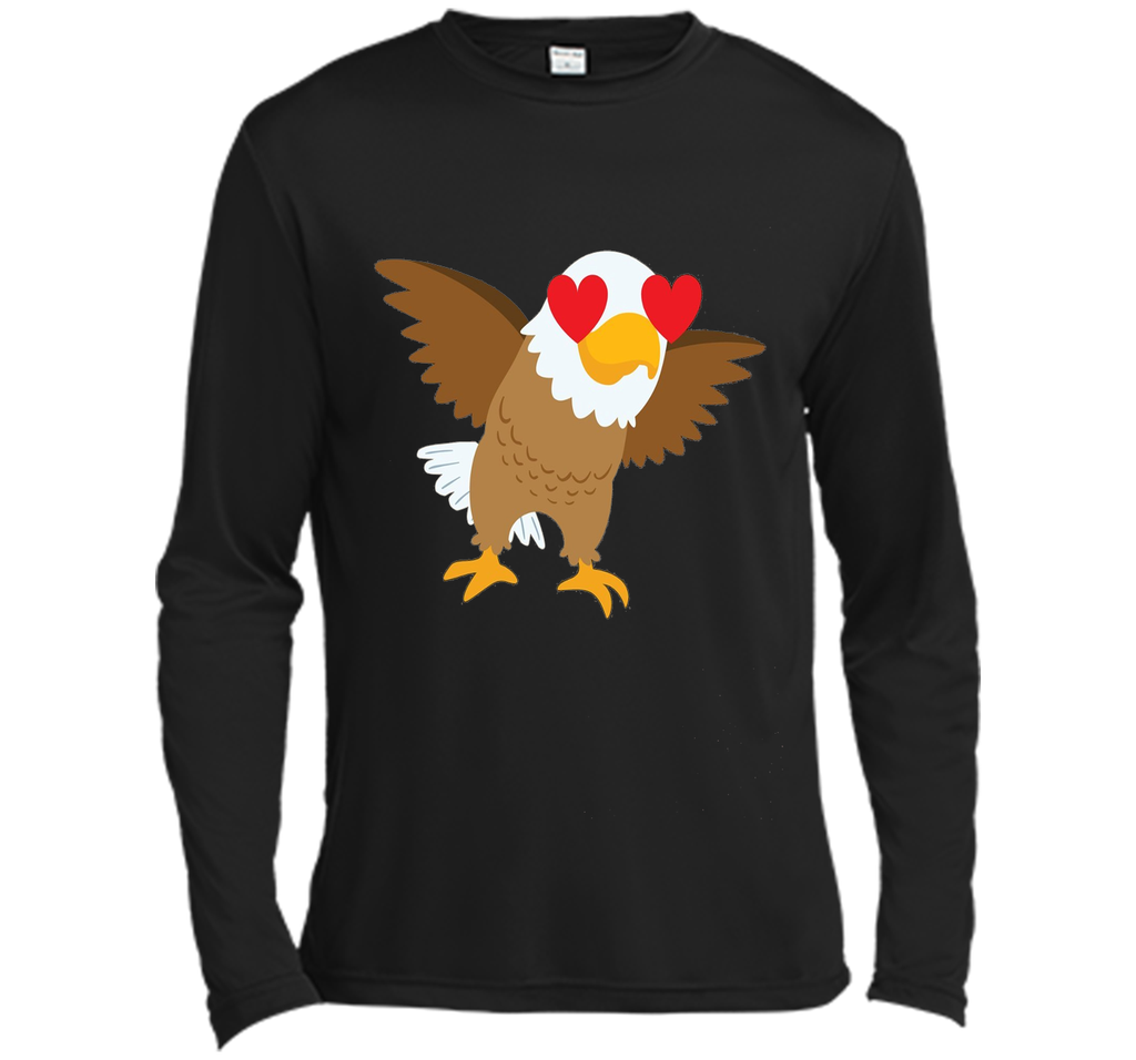 Eagle Emoji Heart Eye Shirt T-Shirt Tee