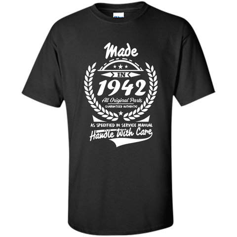 Made in 1942 tshirt 75th Birthday gift Tshirt