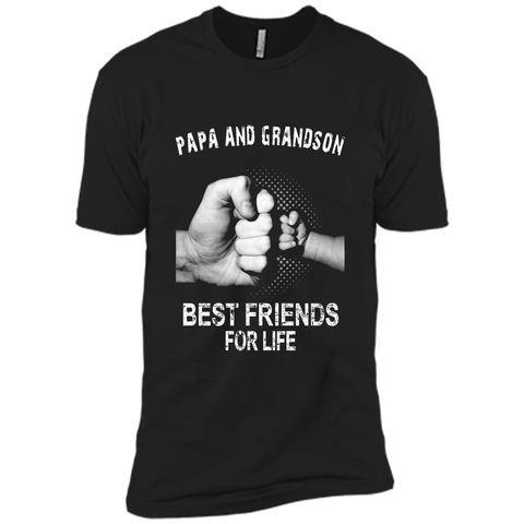 Mens Papa and Grandson Best Friends For Life Shirt