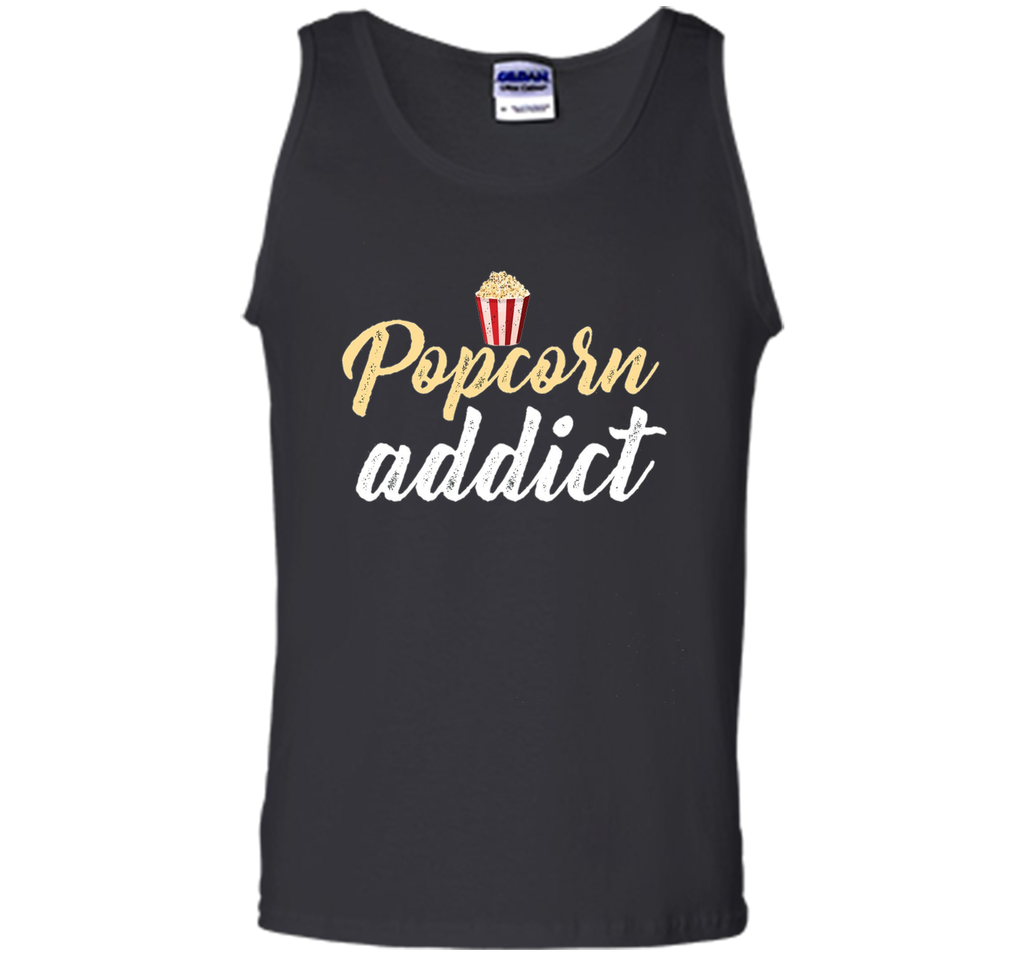 Popcorn Addict Foodie Cravings T-Shirt