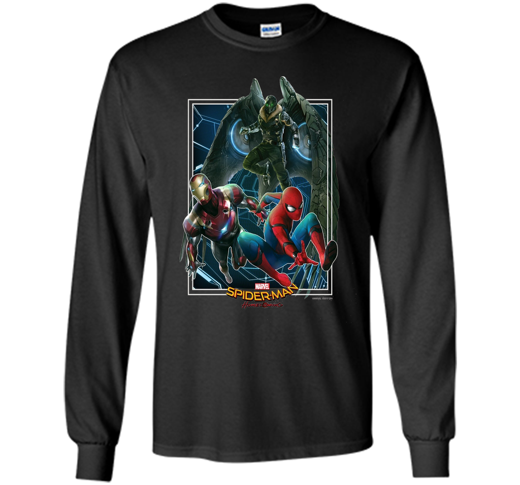 Marvel Spider-Man Homecoming Iron Man Vulture Battle T-Shirt