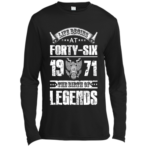 Life begins at 46, 1971 the birth of legends- 1971 T Shirt