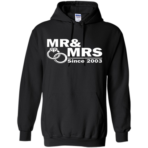 Mr And Mrs Since 2003 T Shirt- 14th Wedding Anniversary