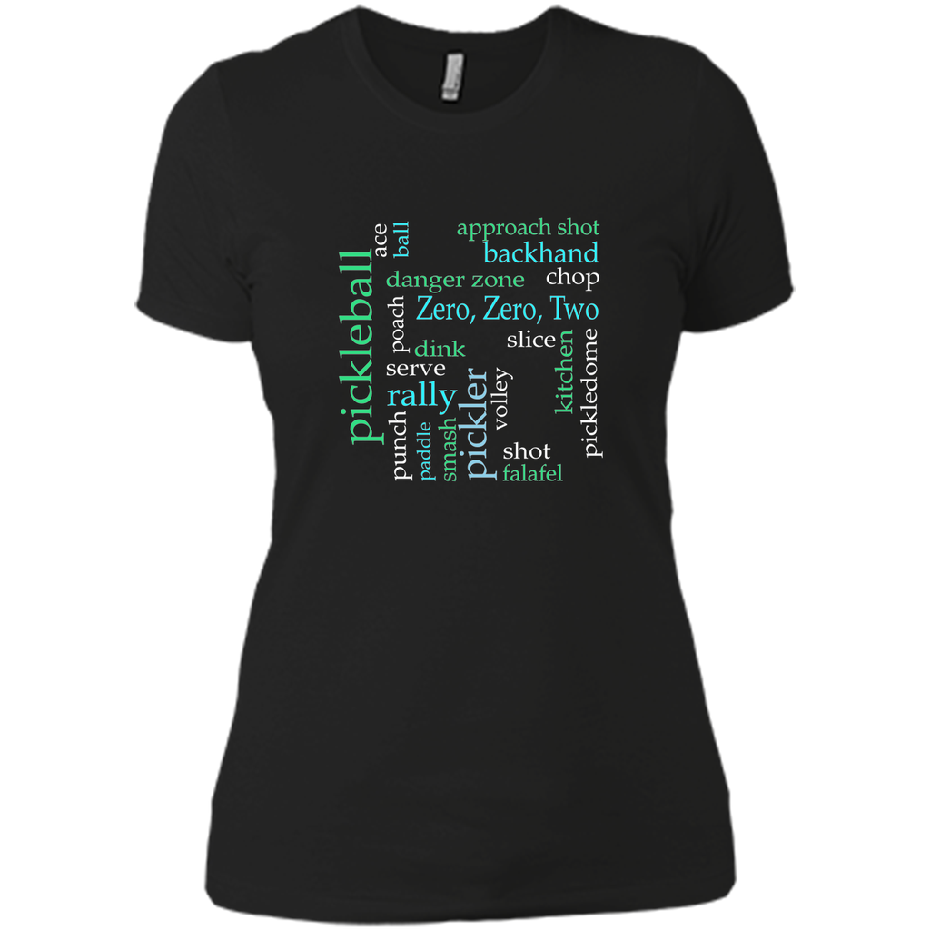 Pickleball Jargon Words t-shirt for Pickler