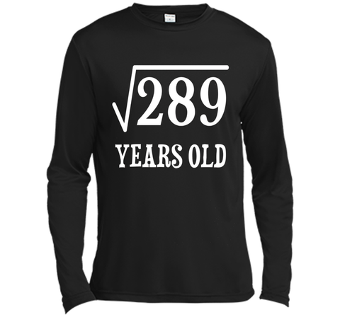 Square Root of 289 17 yrs years old 17th birthday T-Shirt