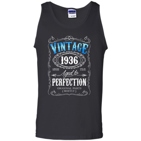 Vintage 1936 tshirt 80th birthday gifts for men Aged to APA