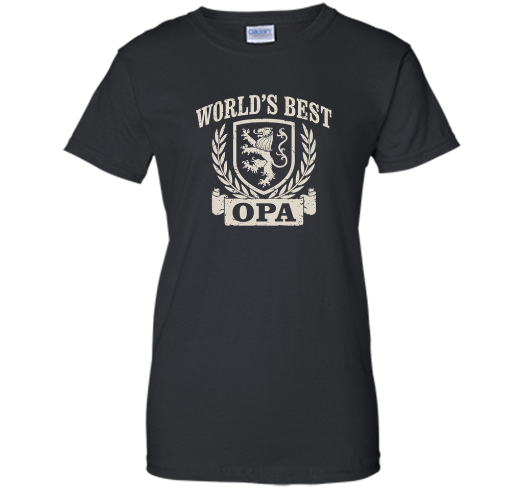 Men's Vintage Crest World's Best Opa T-Shirt