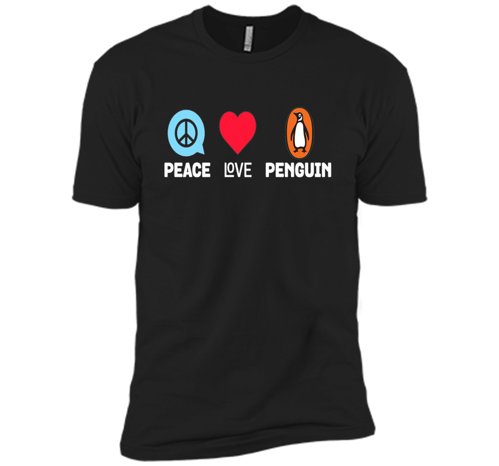 Peace Love Penguins Tee - Funny Penguin Animal Lover T-Shirt