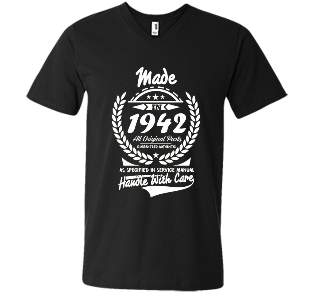 Made in 1942 tshirt 75th Birthday gift Tshirt
