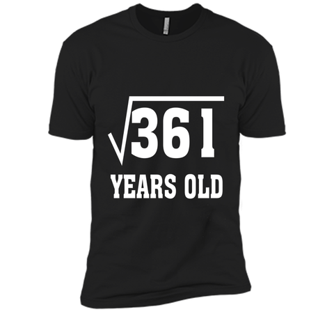 Square Root Of 361 Funny 19 Years Old T-Shirt 19th Birthday