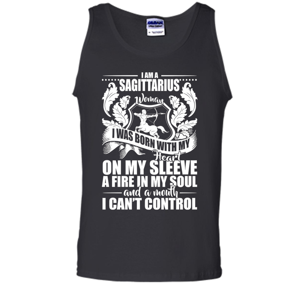 I'm A Sagittarius Woman With My Heart On My Sleeve T-shirt