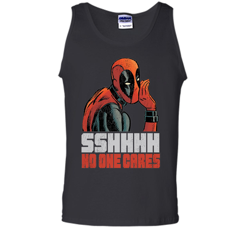 Marvel Deadpool SSHHHH No One Cares Whisper Graphic T-Shirt