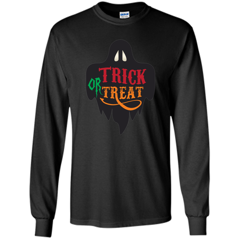 trick or treat halloween LS Ultra Cotton Tshirt