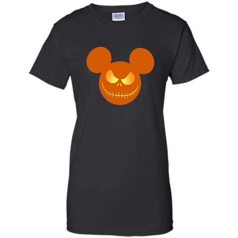 funny mickey halloween T-Shirt Ladies Custom