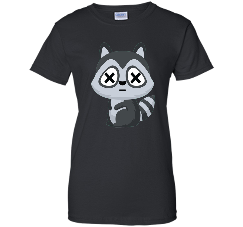 Raccoon Fainting Emoji Shirt T-Shirt Racoon Coon Tee
