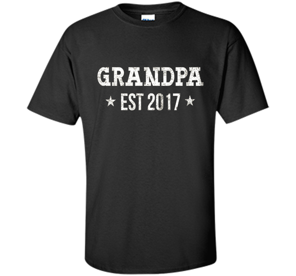 New First Time Grandpa Shirt Funny Dad Fathers Day Gift