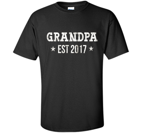 New First Time Grandpa Shirt Funny Dad Fathers Day Gift