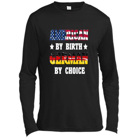 American By Birth German By Choice T-shirt U.S Flag Day