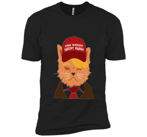 Novelty Trump Cat America T-shirt