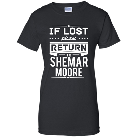 shemar moore - if lost please return to shemar moore T-Shirt