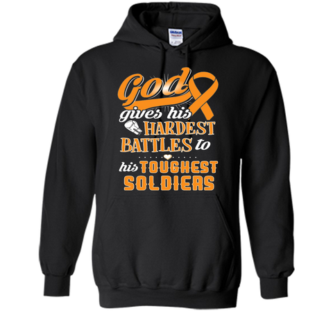 God Gives His Hardest Battles To His Toughest Soldiers Shirt