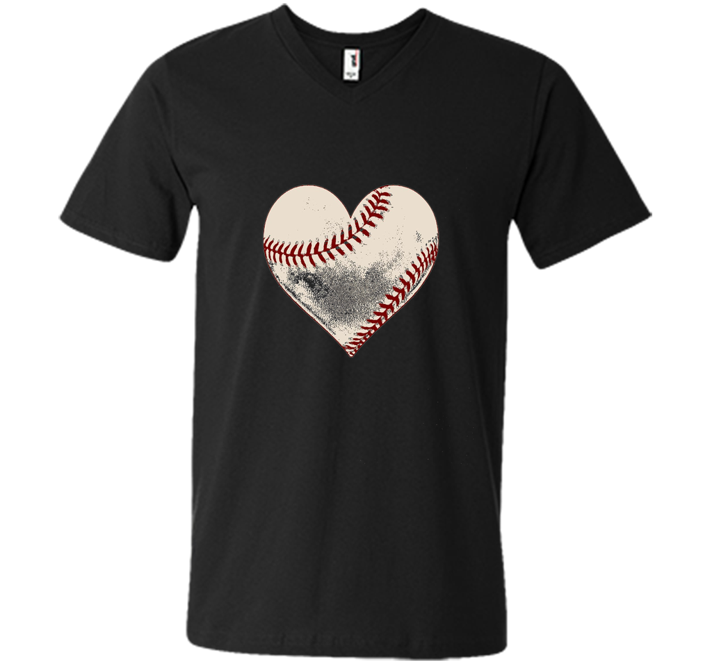 Baseball Heart, Cute Mom Love Premium T Shirt