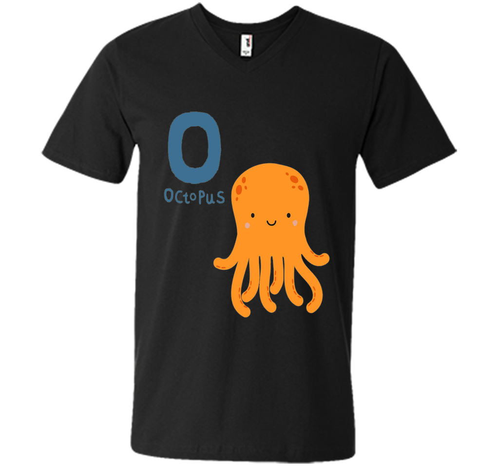 Alphabet Animals Octopus T-Shirt