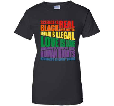 Men & Women's Science Is Real LGBT T-shirt Equality Feminist cool shirt