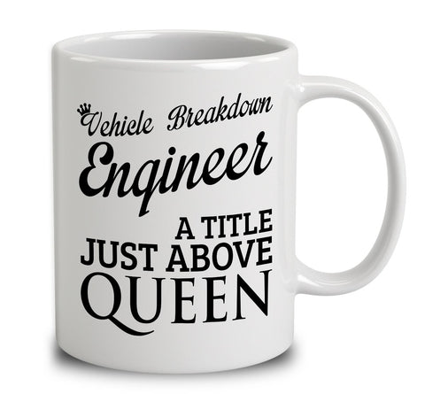 Vehicle Breakdown Engineer A Title Just Above Queen