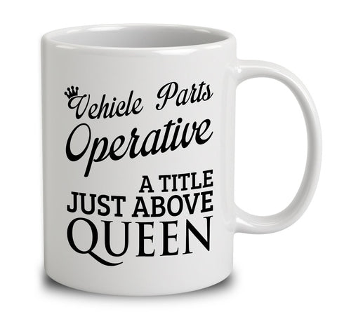 Vehicle Parts Operative A Title Just Above Queen