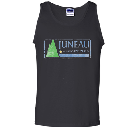 City Flag of Juneau Alaska Travel Tank Top