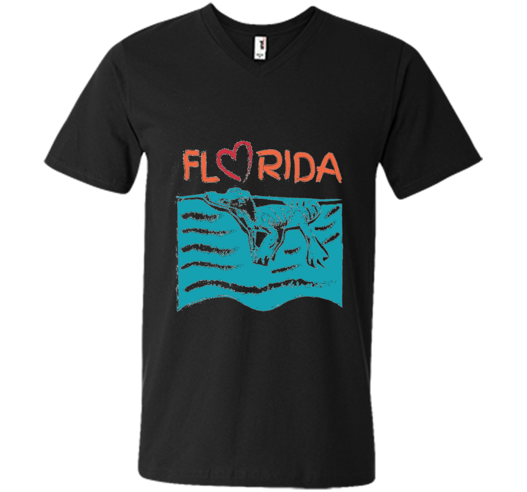Florida Swimming Alligator Souvenir T-shirt