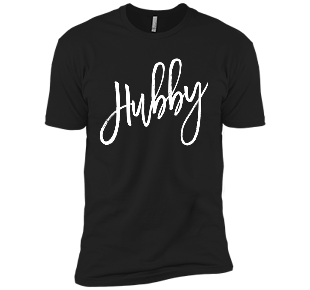 Mens Elegant Bachelor Party Shirt Hubby Black