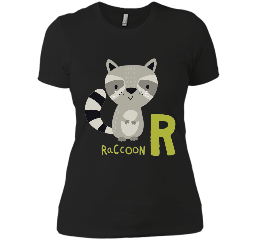 Alphabet Animals Raccoon T-Shirt