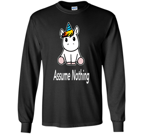 Unicorn Dab Assume Nothing Transgender Pride T-Shirt shirt