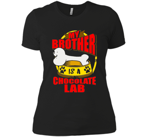My Brother Is A Chocolate Lab Funny Dog shirt