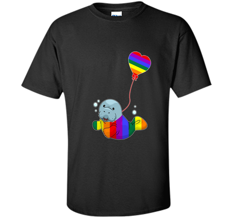 Manatee LGBTQ 2017 Rainbow Gay Lesbian Pride Tshirt
