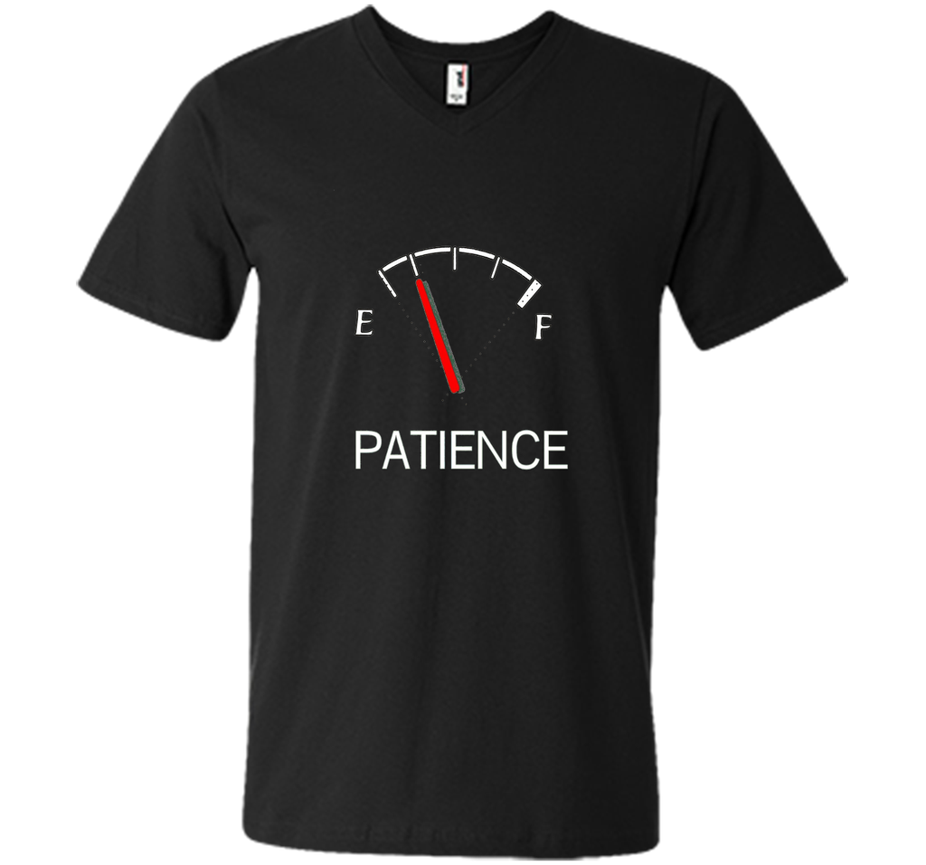 Patience Running Low - Funny Parody Fuel Gauge T-Shirt