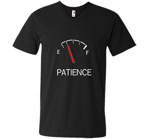 Patience Running Low - Funny Parody Fuel Gauge T-Shirt