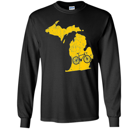 Michigan Home State Bike | Ann Arbor | Cycling Gift & Shirt