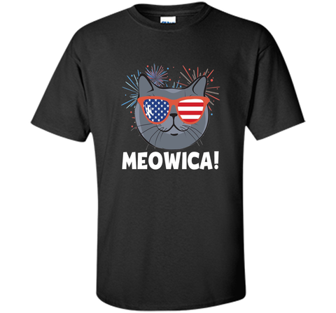 Meowica Shirt | Funny Cat Shirts | Fourth Of July Shirt 4th