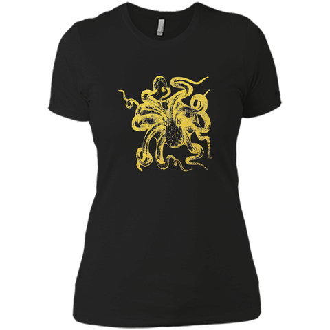 Gold Octopus T-Shirt