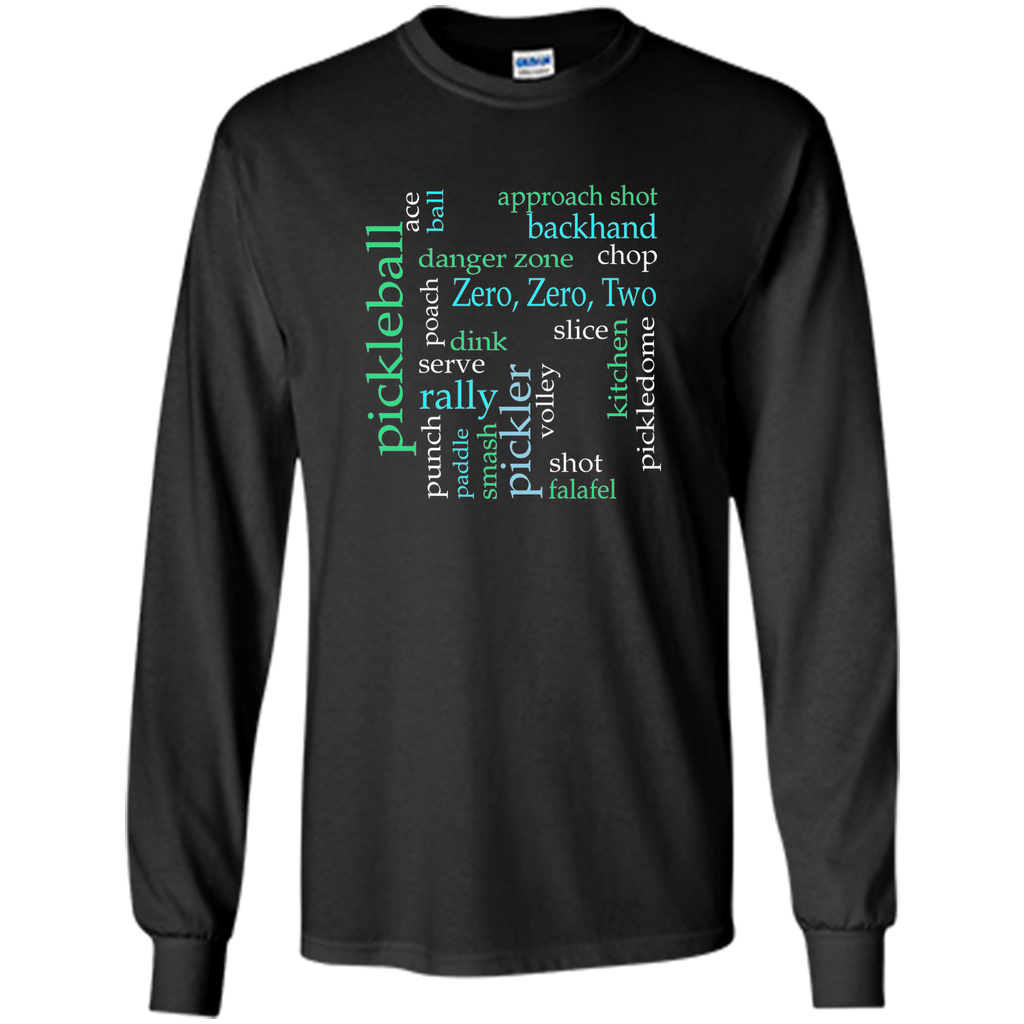 Pickleball Jargon Words t-shirt for Pickler