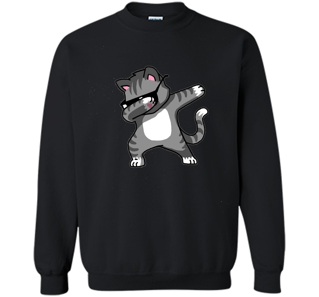 Dabbing Cat Funny Shirt Dab Hip Hop Dabbing Kitten