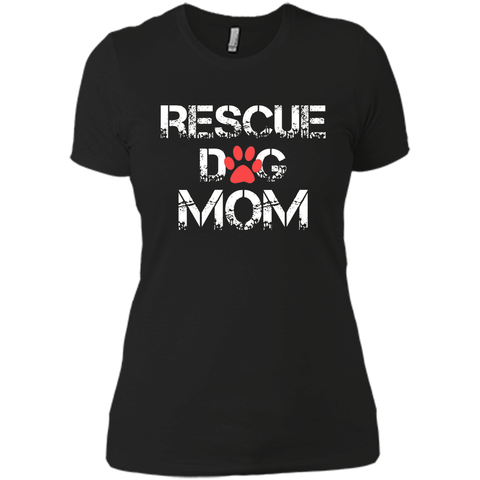 RESCUE DOG MOM Tshirt - mother's day