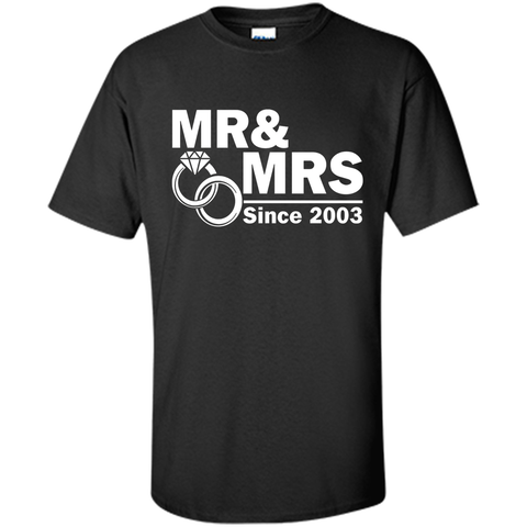 Mr And Mrs Since 2003 T Shirt- 14th Wedding Anniversary