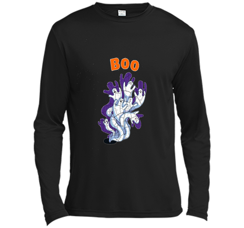 Boo Ghosts Halloween T shirt Long Sleeve Moisture Absorbing Shirt
