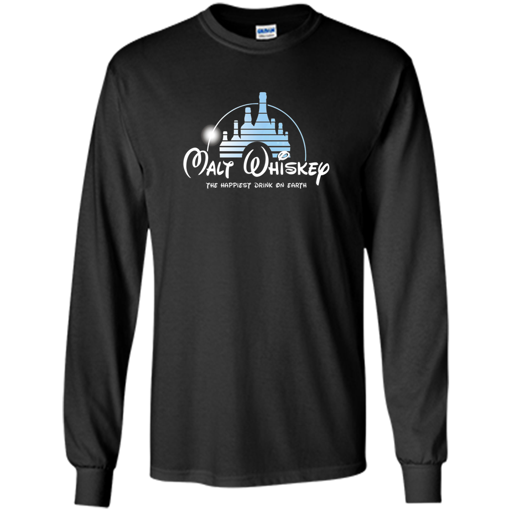 Malt Whiskey T-Shirt The Happiest Drink On Earth